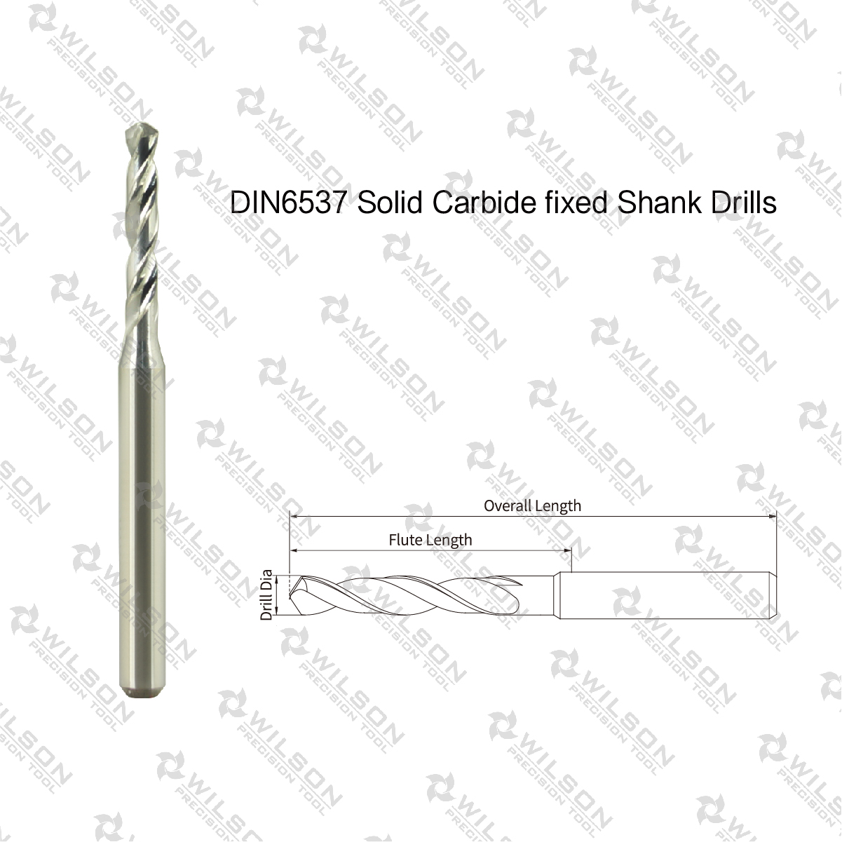 Fixed Shank Drills - DIN6537